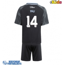 Aston Villa Pau Torres #14 Replica Away Minikit 2025-26 Short Sleeve (+ pants)